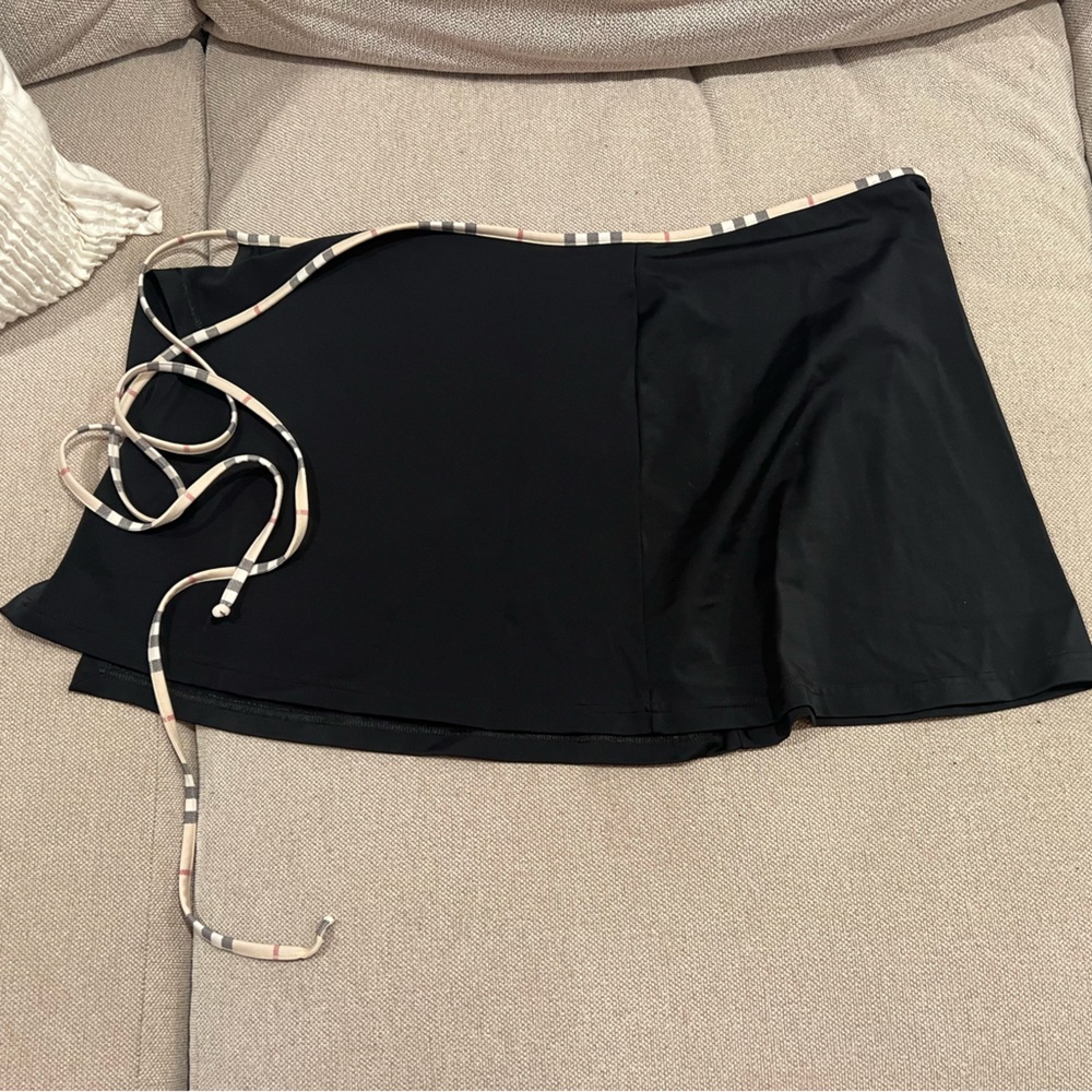 Vintage Black BURBERRY Swim Skirt